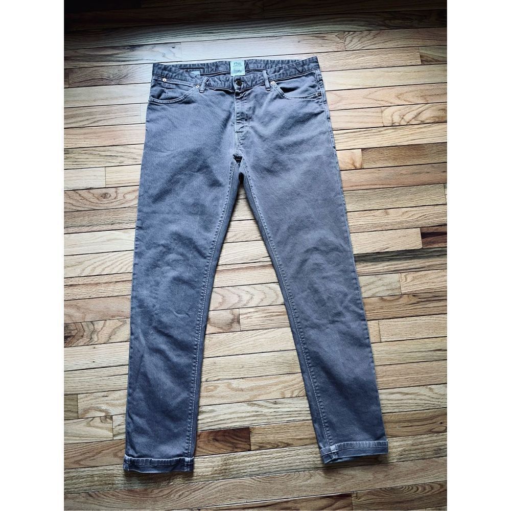 Pantaloni Torino PT05 Pants Mens 32 Brown/gray Swing Superslim Fit Size 37